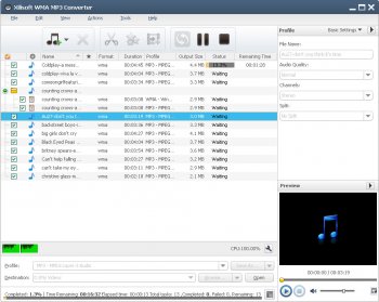 Xilisoft WMA MP3 Converter 6.5.0 Build 20170119 WIN screenshot