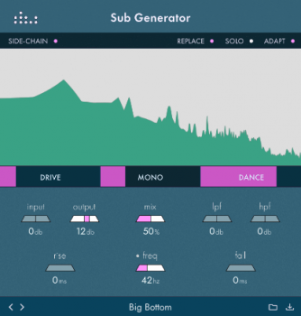 REQ: denise audio Sub Generator screenshot